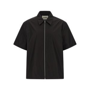Jil Sander Black Cotton Men's Blouse